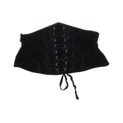 Corset (Black, Red) from Punk Rave Cotton, Elastane, Polyester