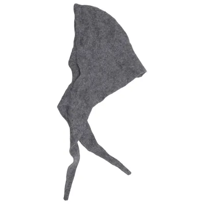 Hood (Gray) from Ganni Alpaca wool, Elastane, Merino wool, Polyamide