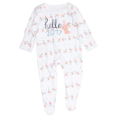 Rompers (White, Multicolored) from Nutmeg Cotton