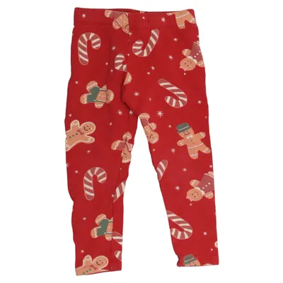 Leggings (Rød, Flerfarvet) fra Lindex Kids Bomuld, Elastan