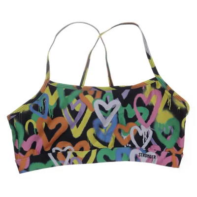 Sports bra (Black, Multicolored) from Stronger