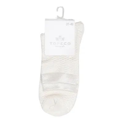 Socks (Beige) from Topeco Elastane, Polyester