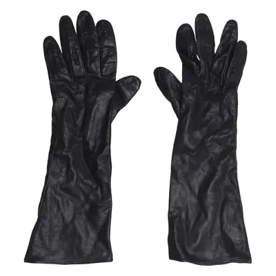 Leren handschoenen (Zwart)