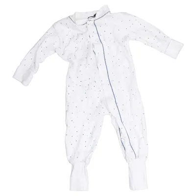 Rompers (White, Blue) from Livly Baby