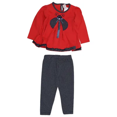 Set (Red, Black, White) from Deco Cotton, Elastane