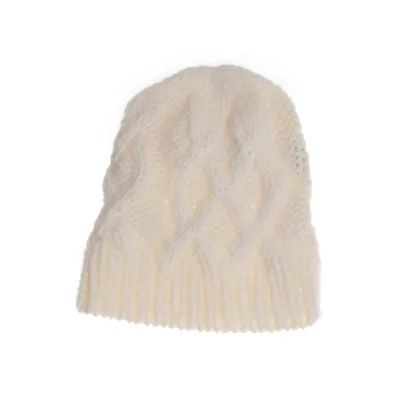 Chapeau (Blanc) de Accessories Acrylique, Laine