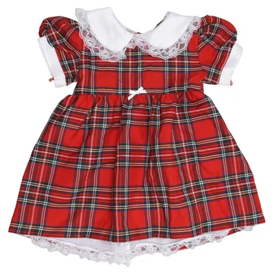Klänning (Röd, Grön, Blå) från Glen Appin of Scotland Polyester, Viskos