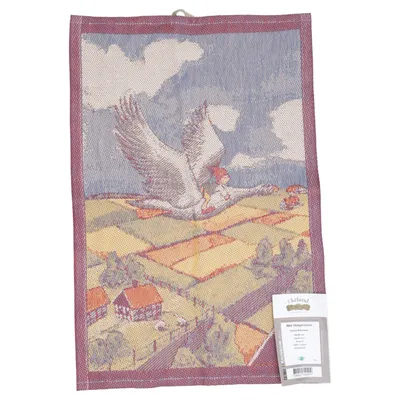 Kitchen towel (Nils Holgersson) from Ekelund Cotton