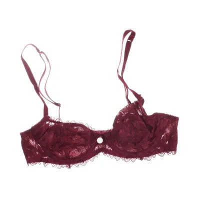 Bra (Red) from By Sylvie Designs Elastane, Modal, Viscose