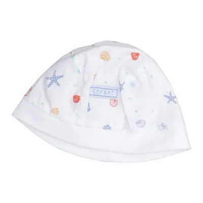 Hat (White, Multicolored) from Enfant Cotton