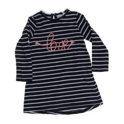 Dress (Blue, White, Pink) from Happy Girls Cotton, Elastane