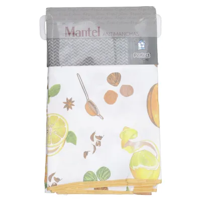 Nappe de table (Blanc, Multicolore) de Perfect Home Polyester