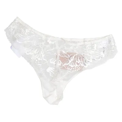 Stringtrusser (Hvid) fra Simone Perele Bomuld, Elastan, Polyamid, Polyester
