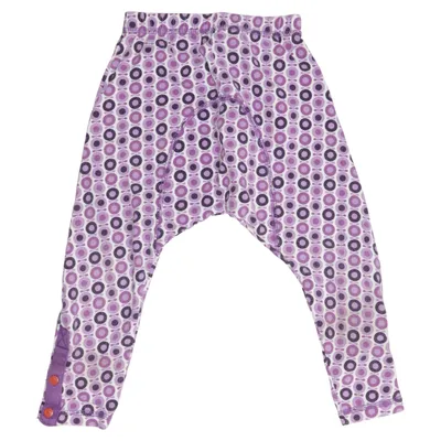Leggings (Purple, White) from Katvig Elastane, Organic cotton