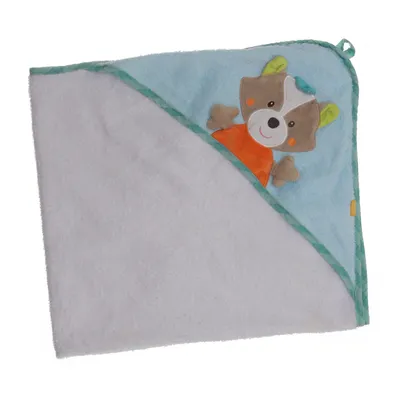 Badcape (Vit, Blå, Flerfärgad) från Fehn Bomull, Polyester