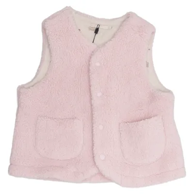 Outer vest (Pink) from Uniqlo Baby Cotton, Polyester