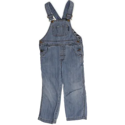 Hängselbyxor (Blå) från Polarn O. Pyret Bomull