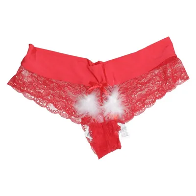 Bikiniunderdel (Rød) fra Censored Elastan, Polyamid
