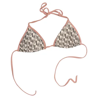 Bikini top (Beige, Black) from Love Stories x H&M Elastane, Polyamide, Polyester