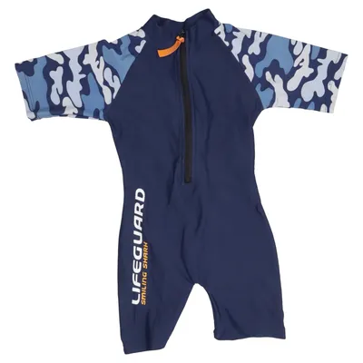 UV clothing (Blue, Multicolored) from Smiling Shark Elastane, Polyamide