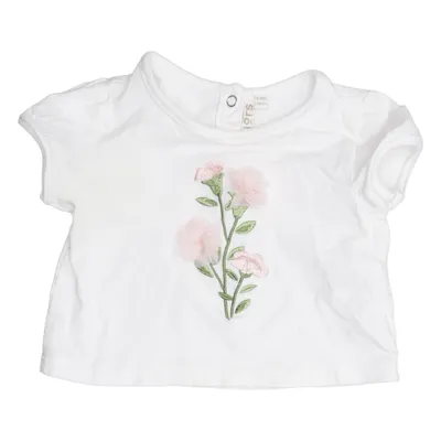 T-shirt (Weiß, Pink, Grün) von Juniors Baumwolle, Elasthan, Polyester