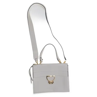 Axelremsväska (Vit, Svart, Guldfärgad) från Coccinelle Skinn