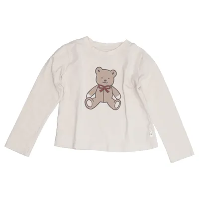 T-shirt à manches longues (Beige, Multicolore) de Buddy and Hope Coton, Élasthane