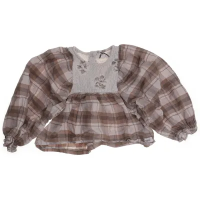 Blus (Beige, Vit) från Newbie by KappAhl Bomull, Polyester