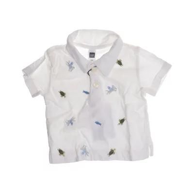 Pikétröja (Vit, Flerfärgad) från Gap