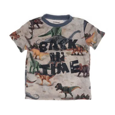 T-shirt (Flerfärgad) från Friends Elastan, Ekologisk bomull