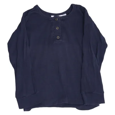 Henley shirt (Blue) from Mini Rodini Organic cotton