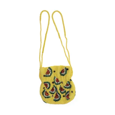 Shoulder-bag (Yellow, Multicolored) from Zara Nylon, Polyester