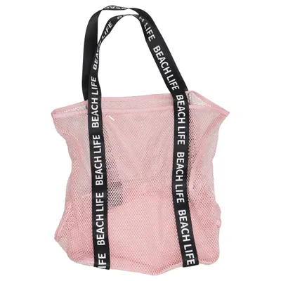 Sac de plage (Rose, Noir) de Beachlife