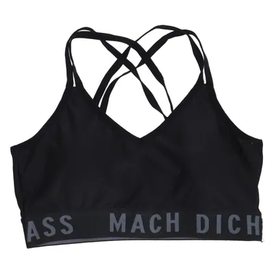 Sport-bh (Zwart) van Mach Dich Krass Elastaan, Polyester