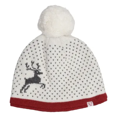 Bommelmütze (Weiß, Mehrfarbig) von Börjesson Polyester, Wolle