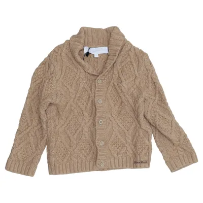 Cardigan (Bruin) van Tartine et Chocolat Katoen, Polyamide, Wol