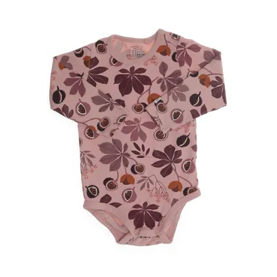 Romper (Roze, Meerkleurig) van Lindex Baby Katoen, Elastaan
