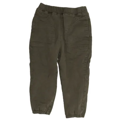 Pantalon (Vert) de Uniqlo Baby Coton, Élasthane, Polyester
