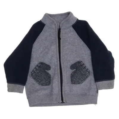 Fleece jacket (Gray, Blue) from Molo Polyester