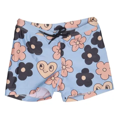 Zwemshort (Blauw, Meerkleurig) van Mini Rodini Elastaan