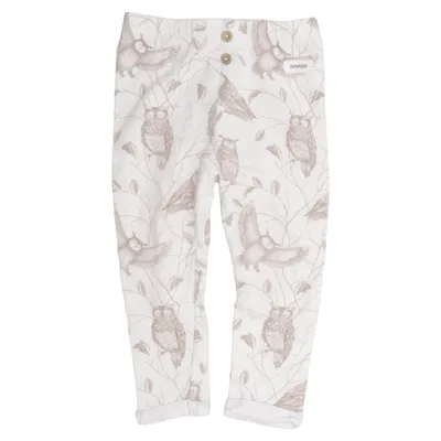 Broek (Beige, Bruin) van Newbie by KappAhl Katoen, Elastaan