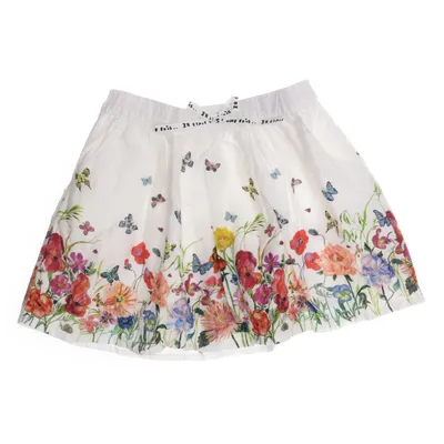 Kjol (Vit, Flerfärgad) från Nathalie Lété x H&M Bomull