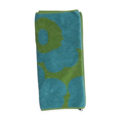 Handduk (Grön, Blå) från Marimekko Bomull