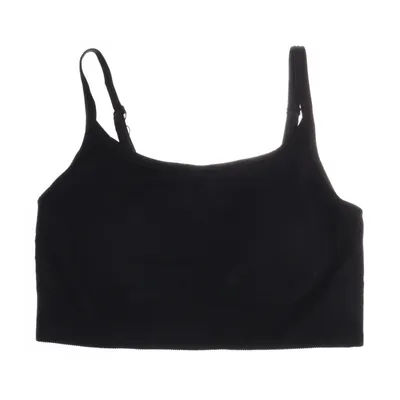 Sports bra (Black) from Uniqlo Elastane, Polyamide, Polyester