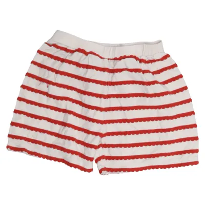 Pyjamasshorts (Vit, Röd) från Konges Sløjd Elastan, Ekologisk bomull