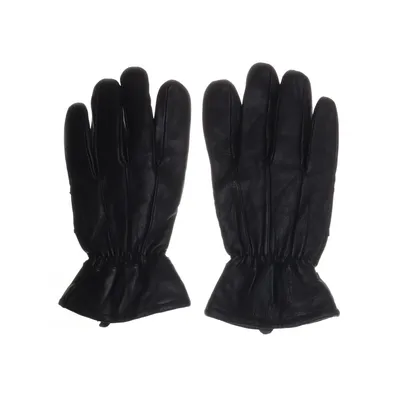 Läderhandskar (Svart) från Spira of Sweden Skinn, Polyester