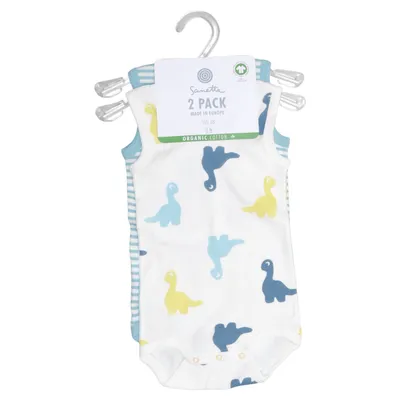 Body (Blanc, Bleu, Jaune) de Sanetta Coton biologique