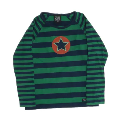 Long sleeve T-shirt (Green, Blue) from Villervalla Organic cotton, Elastane