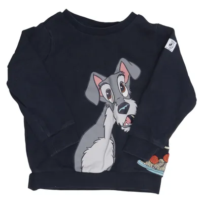 Sweatshirt (Blauw) van Disney x Polarn O. Pyret Organisch katoen