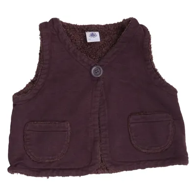 Outdoor vest (Lila, Bruin) van Petit Bateau Acryl, Katoen, Polyester